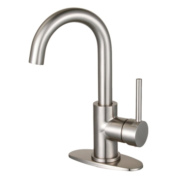 Fauceture LS8438DL Concord Single-Handle Bathroom Faucet W/ Push Pop-Up, Nickel LS8438DL - main